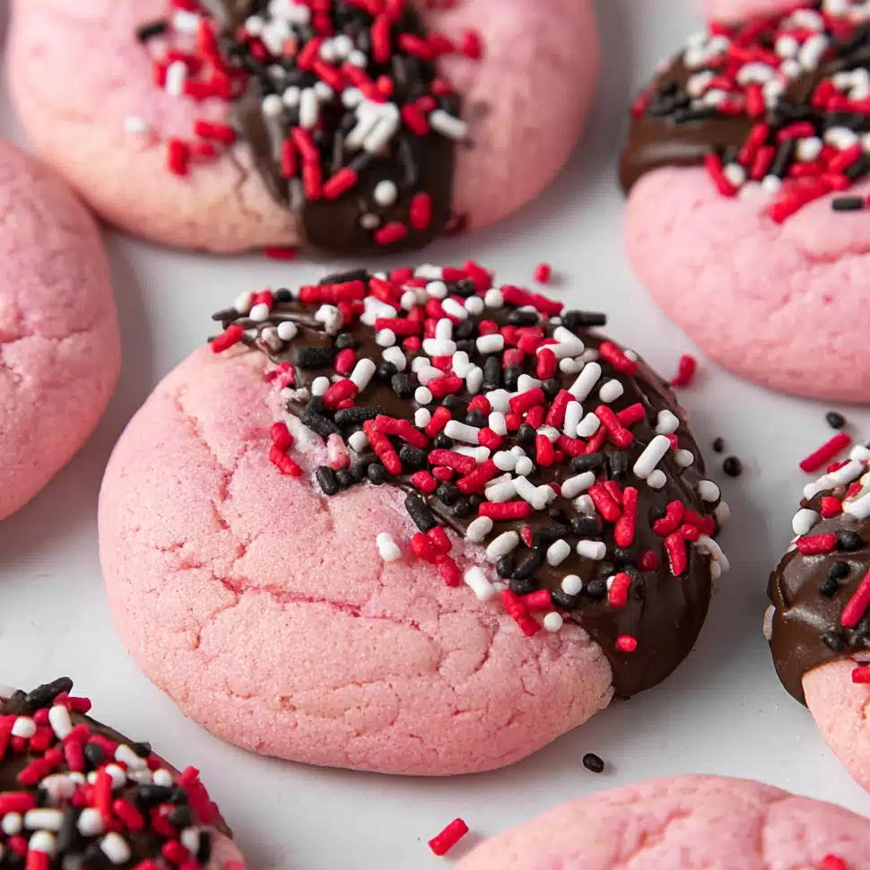 Chocolate Strawberry Cookies