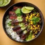 Cilantro Lime Steak Bowls