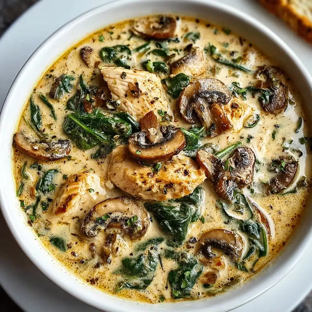 Clean Chicken Mushroom Soup