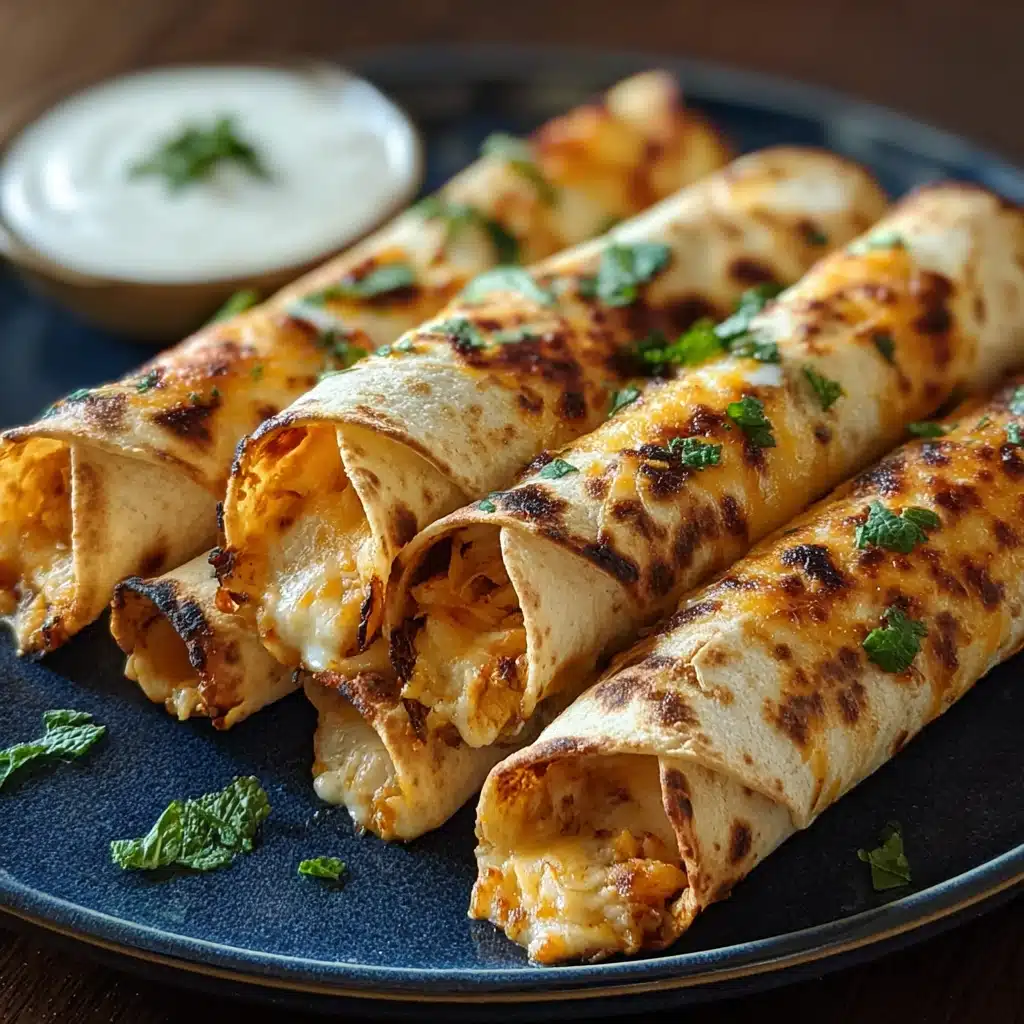 Crispy Chicken Taquitos