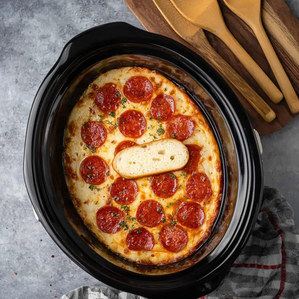 Crock Pot Pizza Dip
