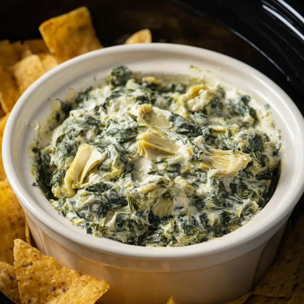 Crockpot Spinach Artichoke Dip