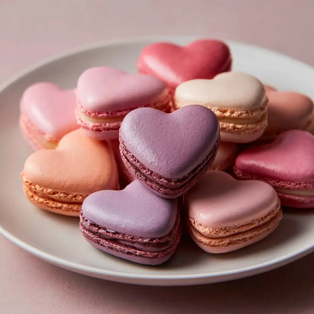 Heart Macarons