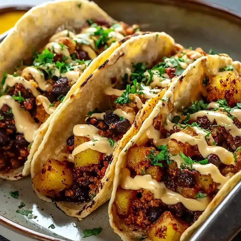 Honey BBQ Chicken Tacos