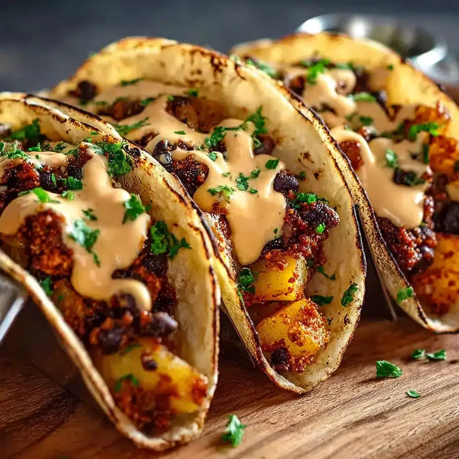 Honey BBQ Chicken Tacos
