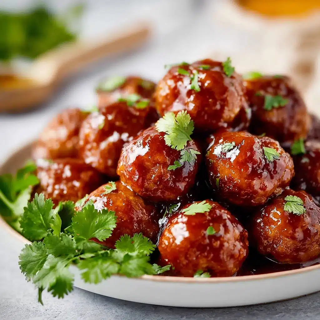 Honey BBQ Crockpot Meatballs