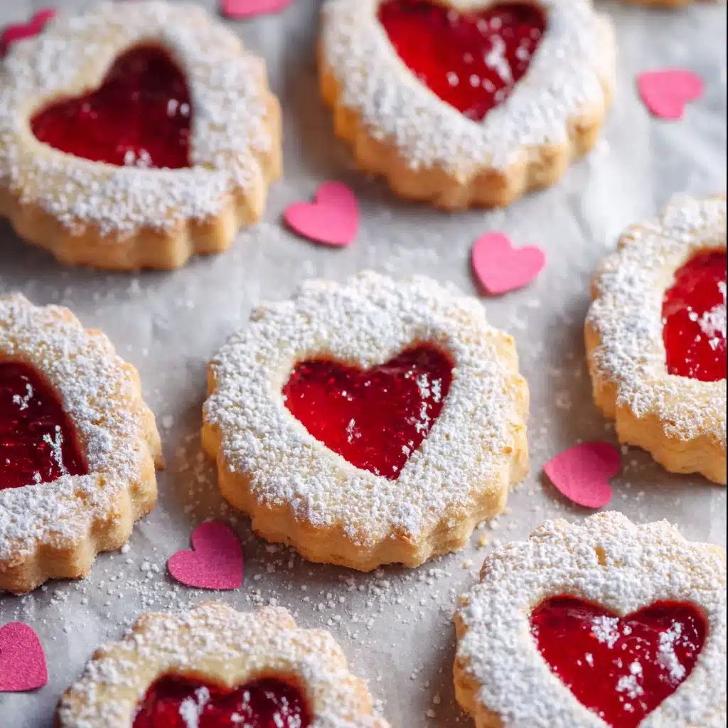 Raspberry Linzer Cookies