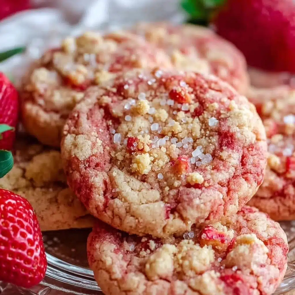 Strawberry Crunch Cookies