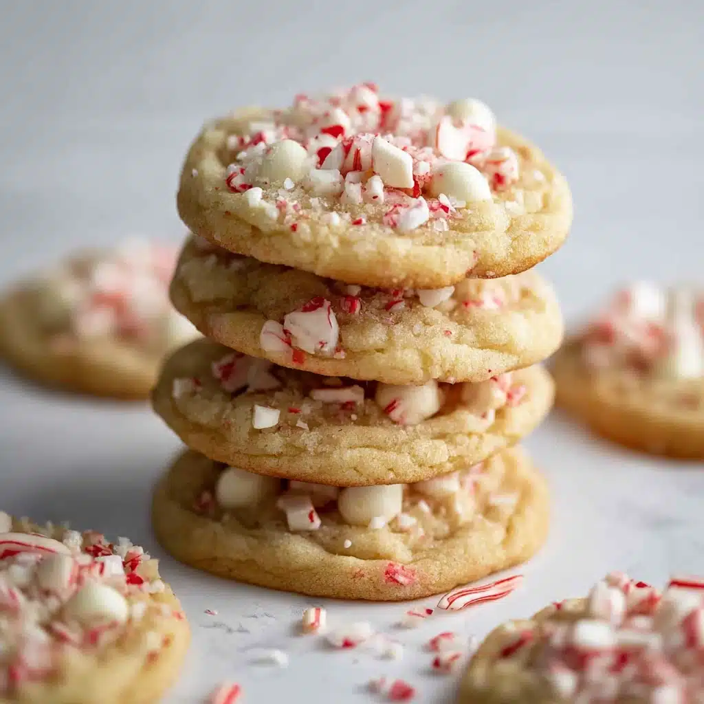 White Chocolate Peppermint Cookies