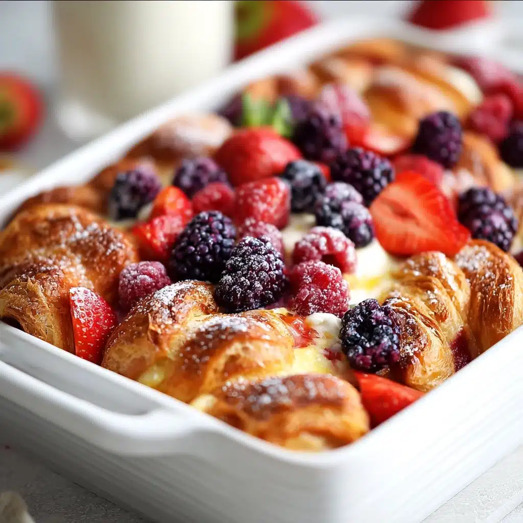 Berry Croissant Bake That Tastes Like a Bakery Danish 4 Berry Croissant Bake
