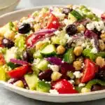 Chickpea Greek Salad