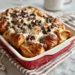 Chocolate Croissant Breakfast Bake