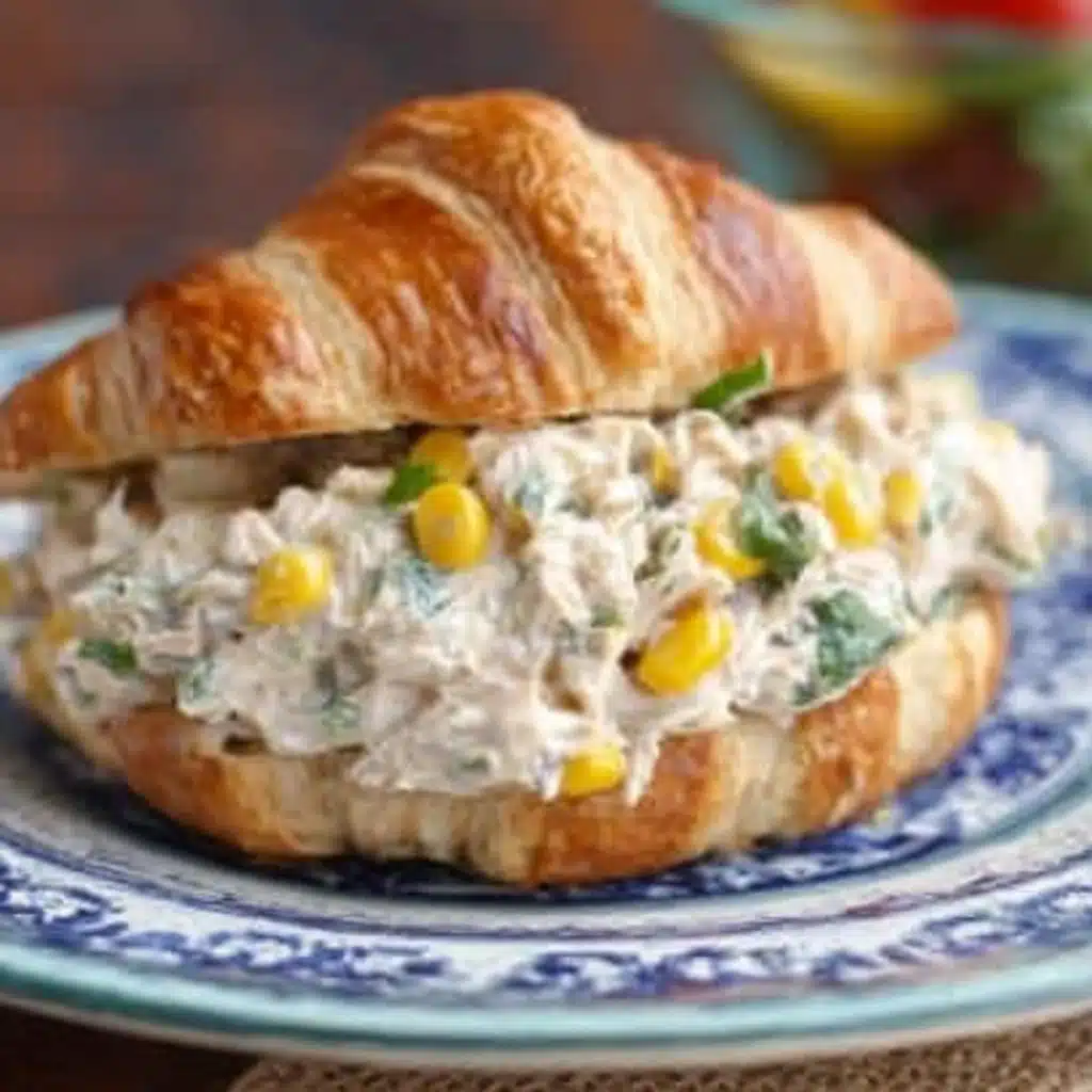 Colorful Chicken Corn Salad