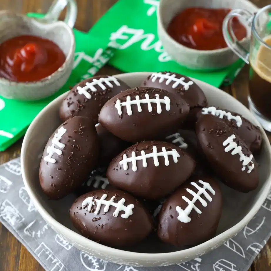 Cookie Dough Footballs