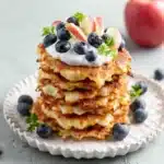 Cottage Cheese Apple Pancakes