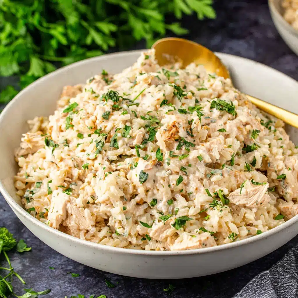 Creamy Chicken Breast with Rice