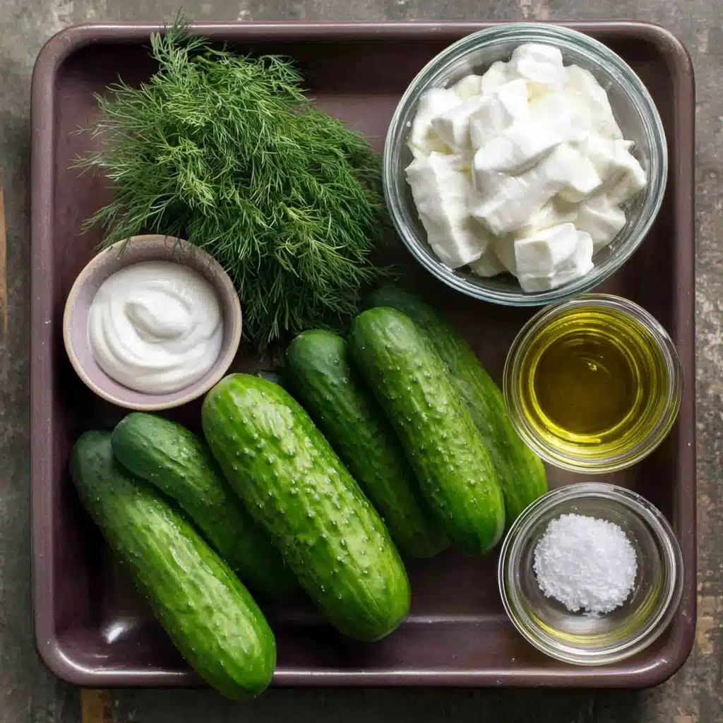 Creamy Cucumber and Onion Salad