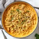 Creamy Tomato Pasta with Grilled Chicken