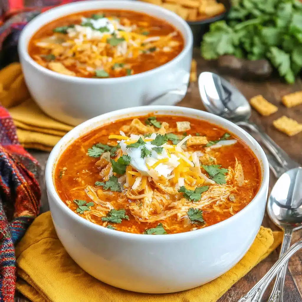 Crockpot Chicken Tortilla Soup
