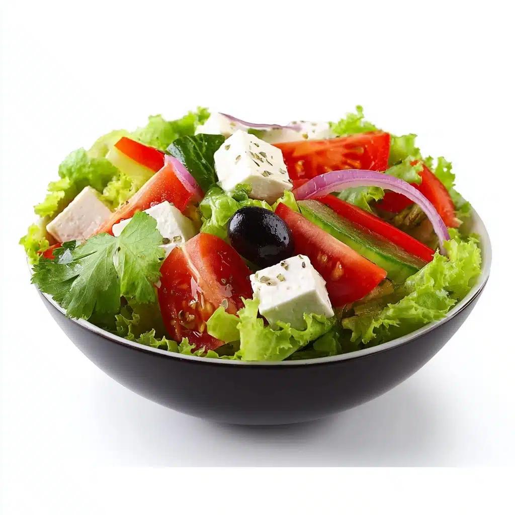 Fried Brynza Cheese Salad with Crisp Vegetables 4 Fried Brynza Cheese Salad