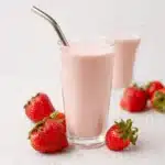 Healthy Strawberry Milkshake