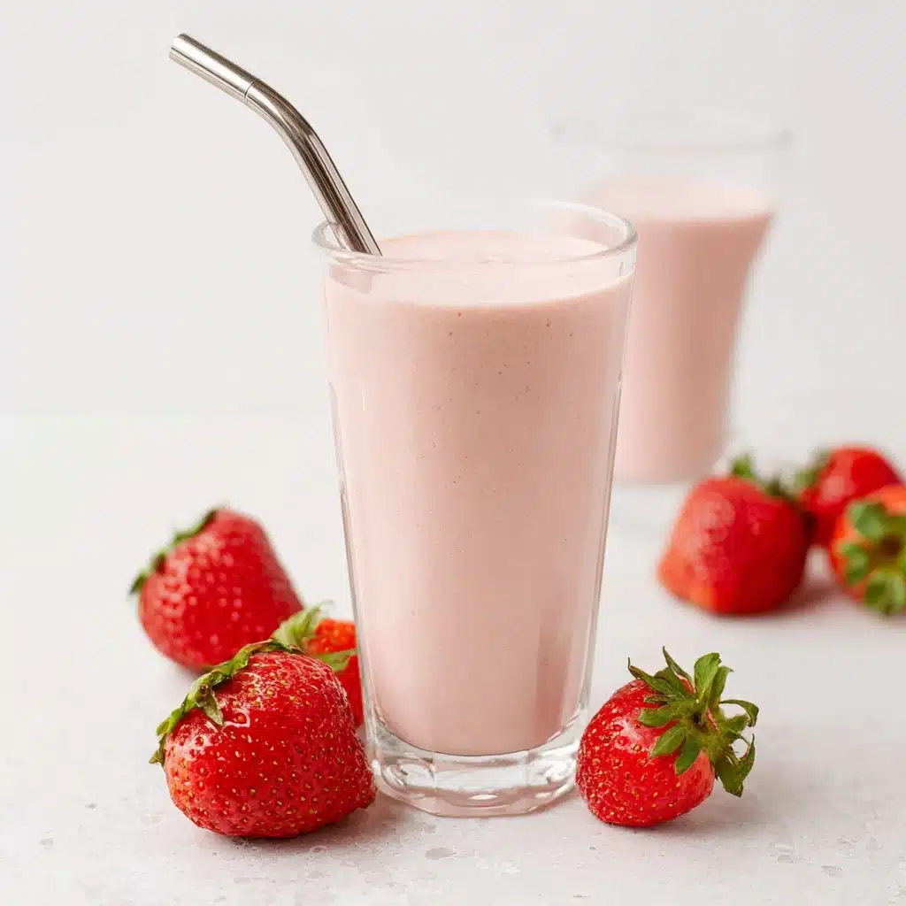 Healthy Strawberry Milkshake