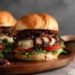 Juicy Stuffed Meat Patties with Mushrooms