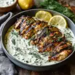 Mediterranean Lemon-Dill Chicken Bowls
