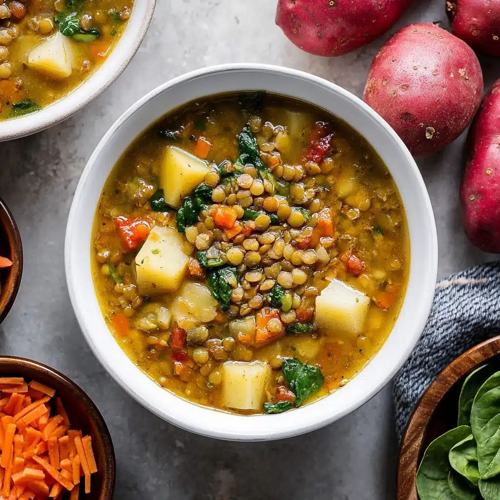 Mediterranean Lentil Soup for a Hearty Vegan Dinner 4 Mediterranean Lentil Soup