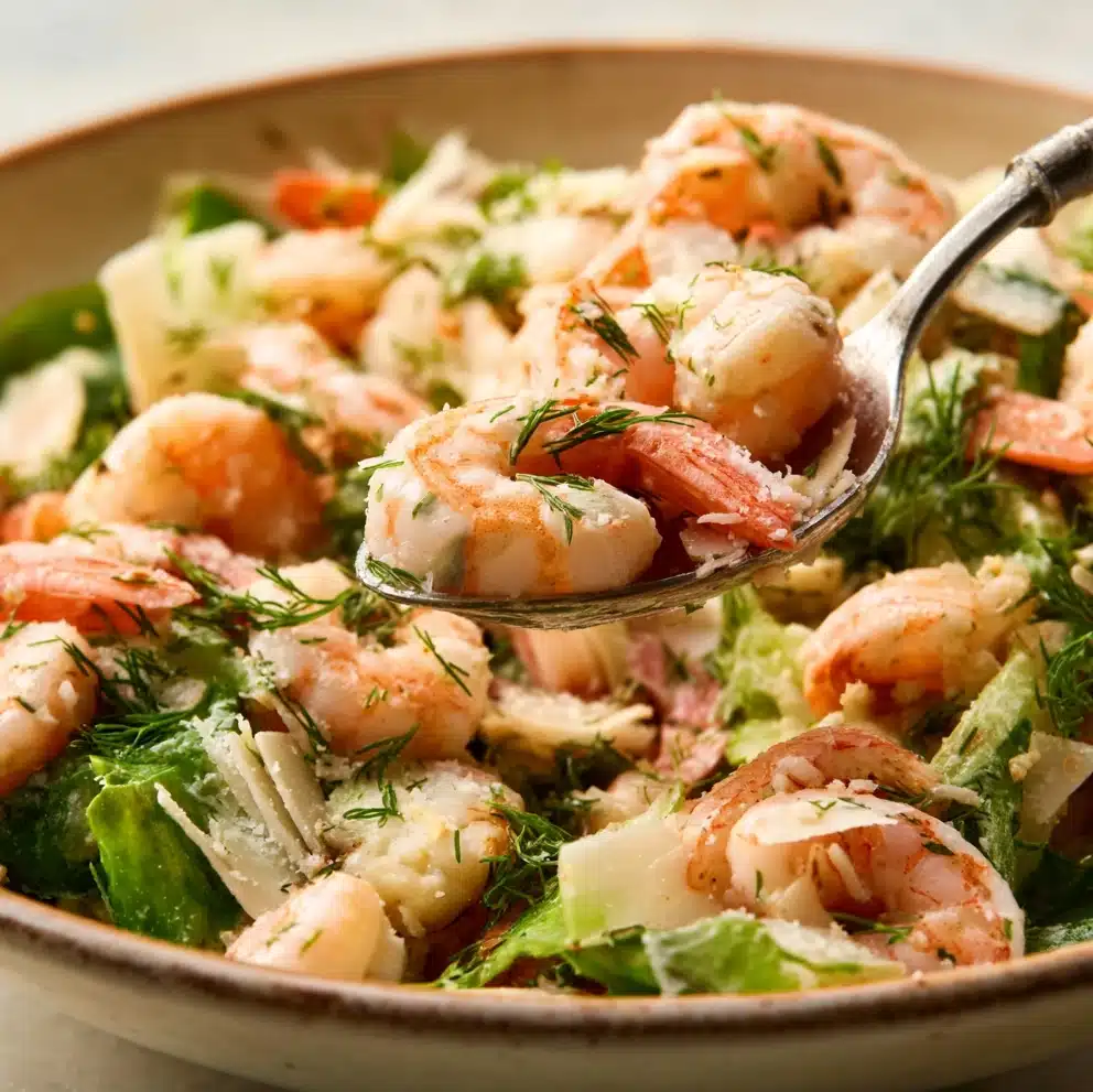 New Year’s Layered Seafood Salad