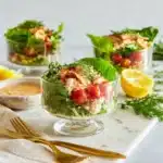 New Year’s Seafood Salad in a Glass