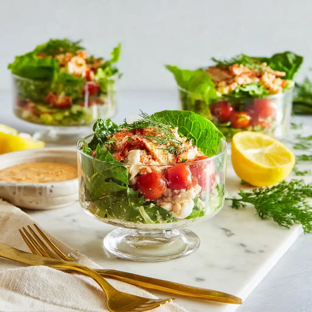 New Year’s Seafood Salad in a Glass