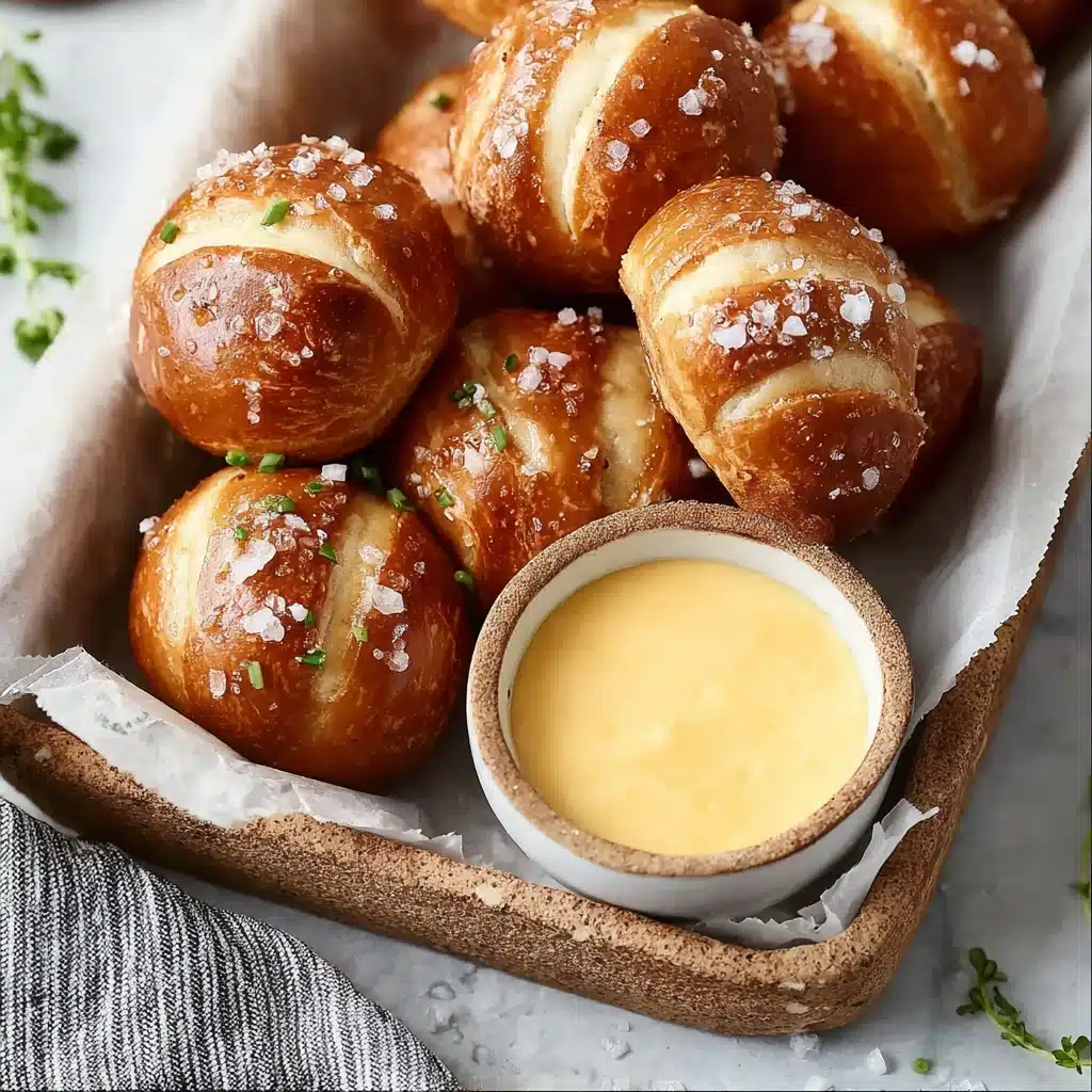 Pretzels And Cheese Dip