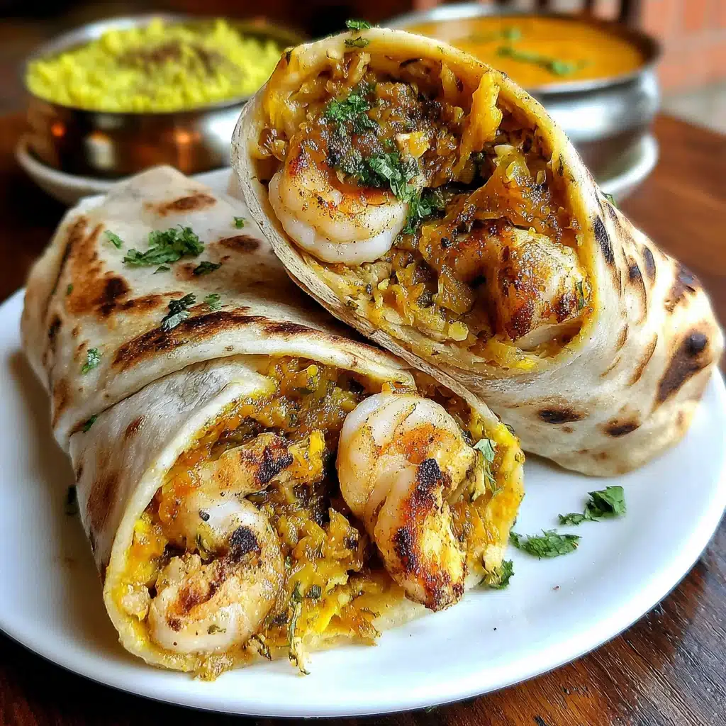 Shrimp Roti Wrap