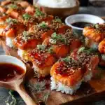 Spicy Salmon Sushi Bake