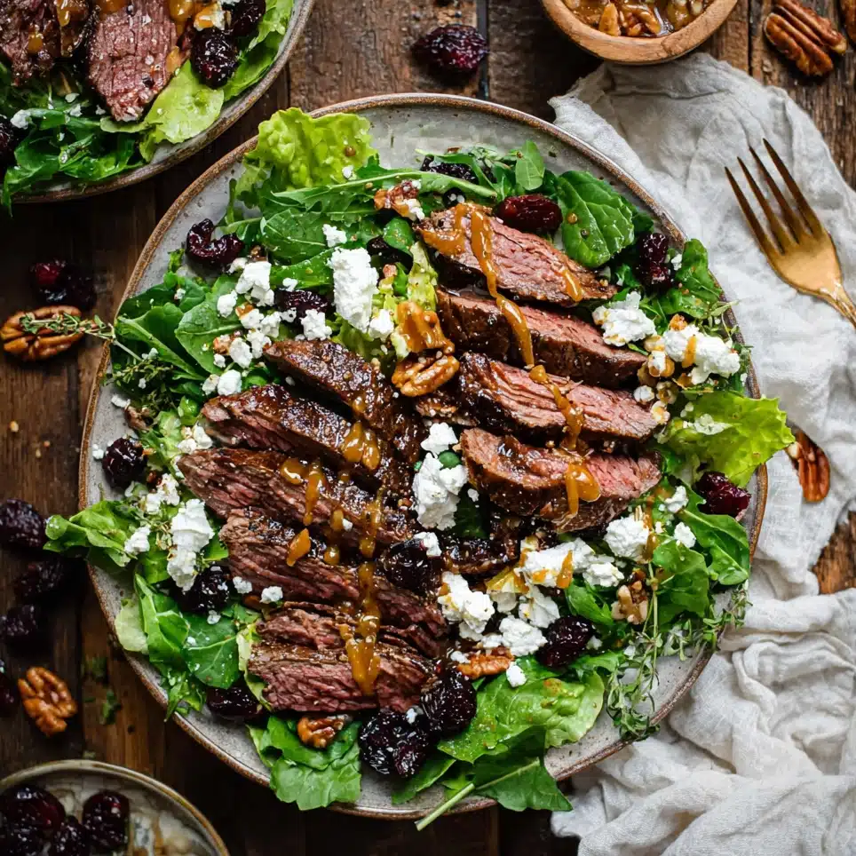 Steak Salad with Marble Beef