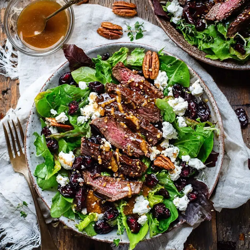 Steak Salad with Marble Beef