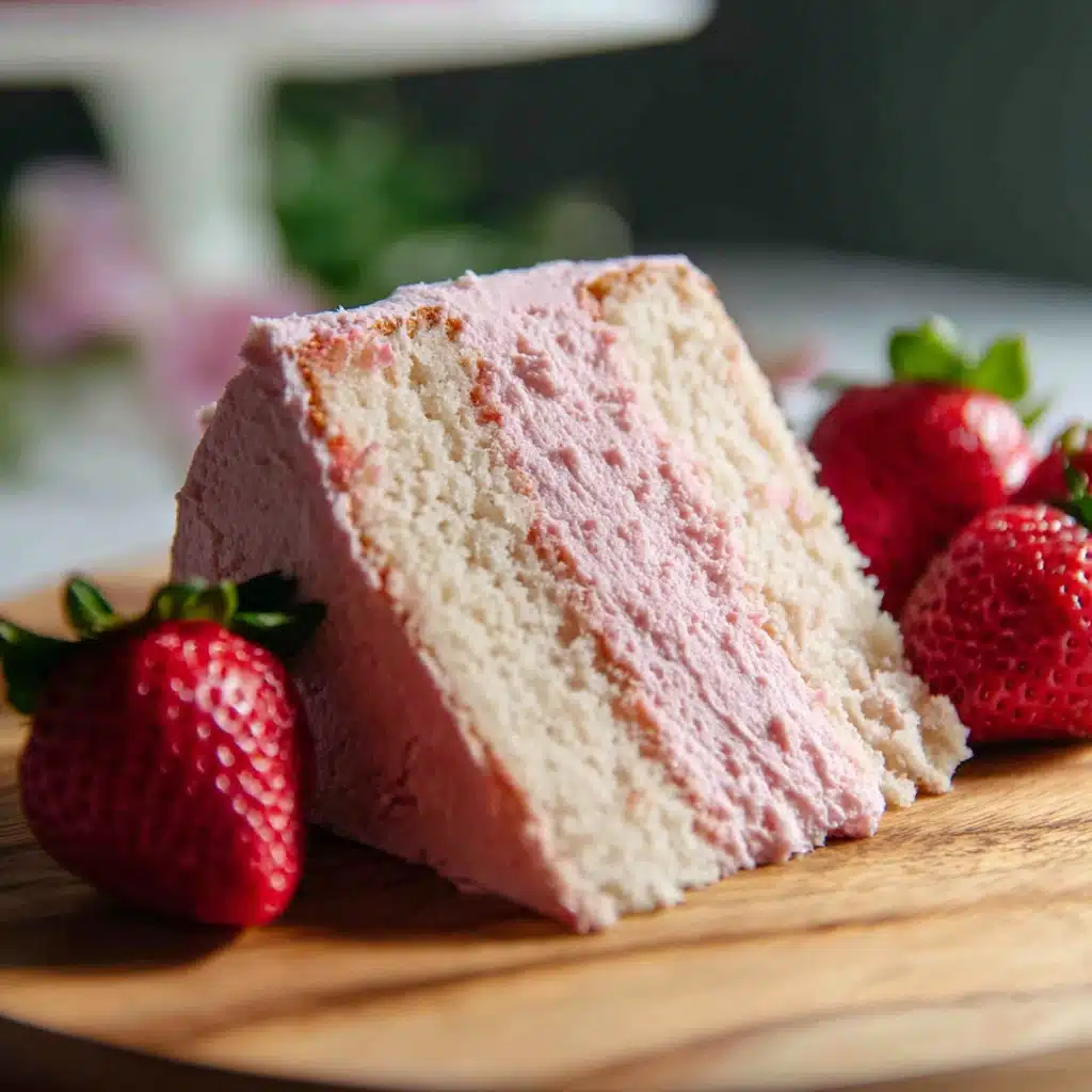 Strawberry Cake with Cream Cheese