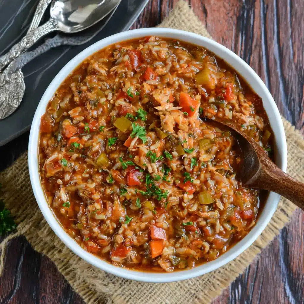 Stuffed Peppers Soup for a Cozy, Hearty Dinner