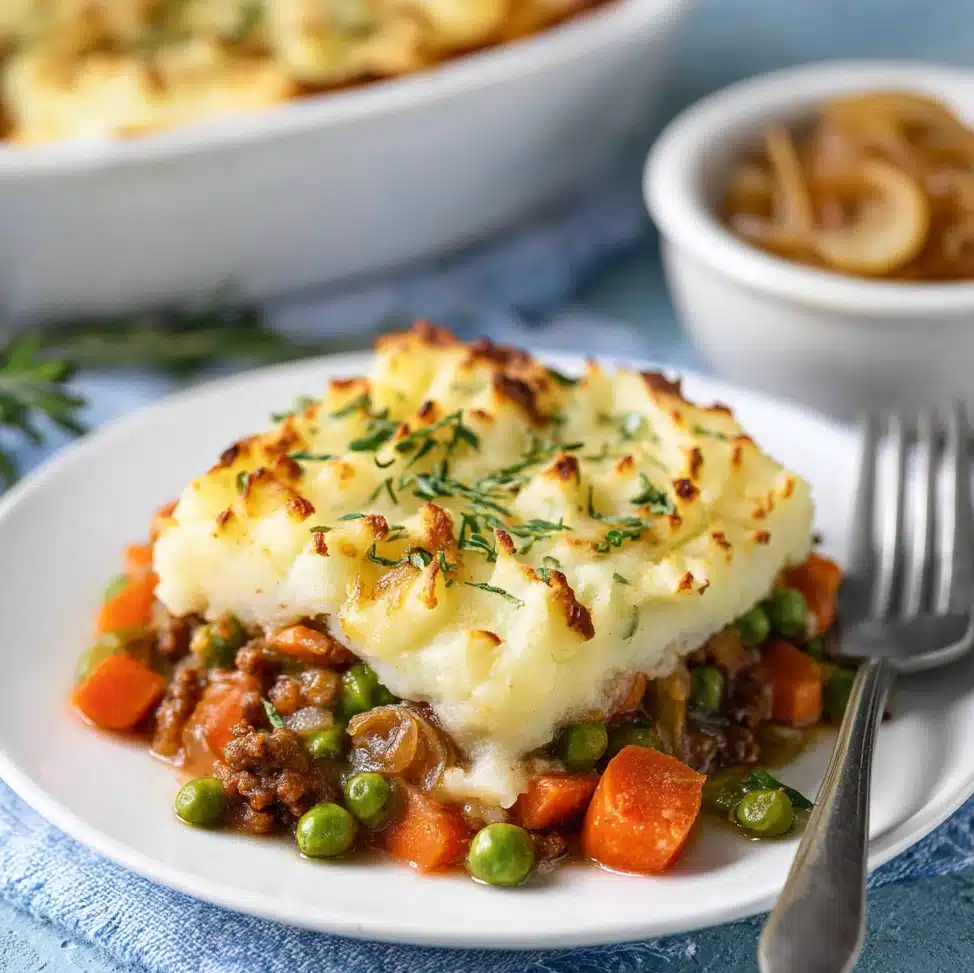 Vegetarian Shepherd’s Pie Made Easy With Lentils and Mashed Potatoes 4 Vegetarian Shepherd's Pie