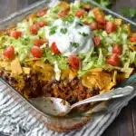 Walking Taco Casserole