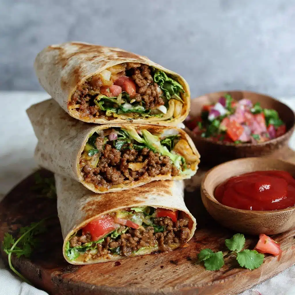 Lavash Burger Wrap