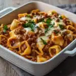 Beefy Tortellini Bake