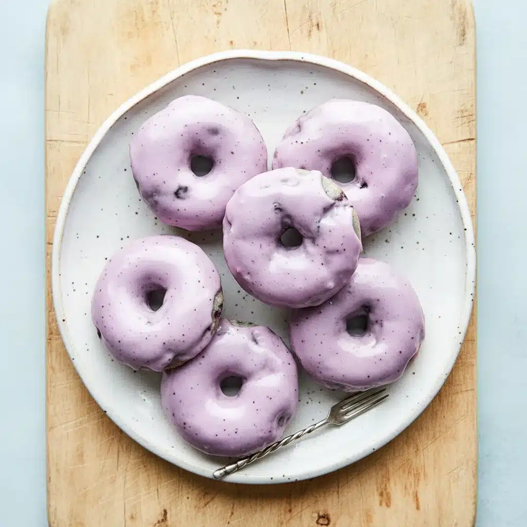 Blueberry Cake Donuts