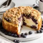 Blueberry Crumble Cheesecake