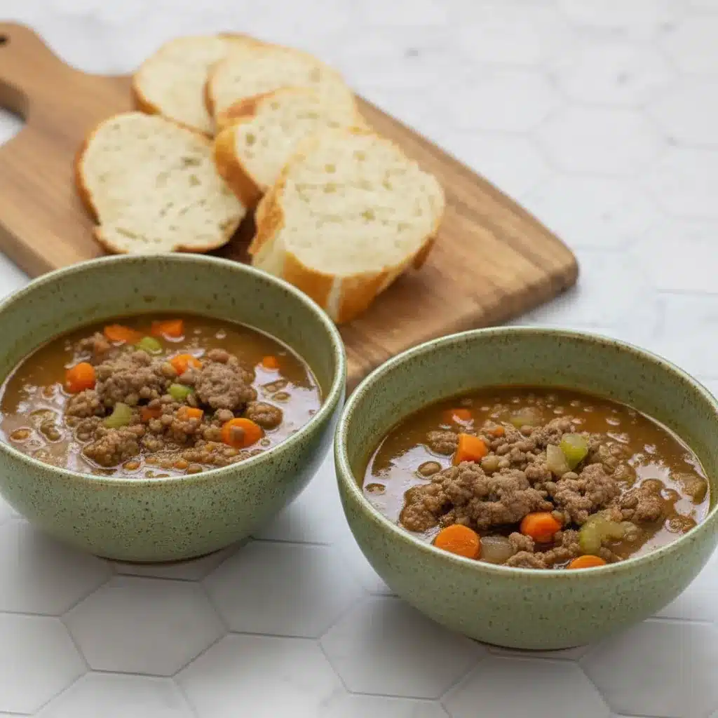 Bulgur with Ground Beef and Vegetables