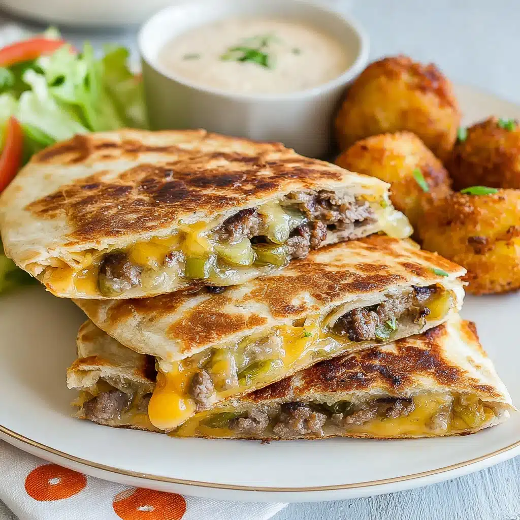 Cheeseburger Quesadilla