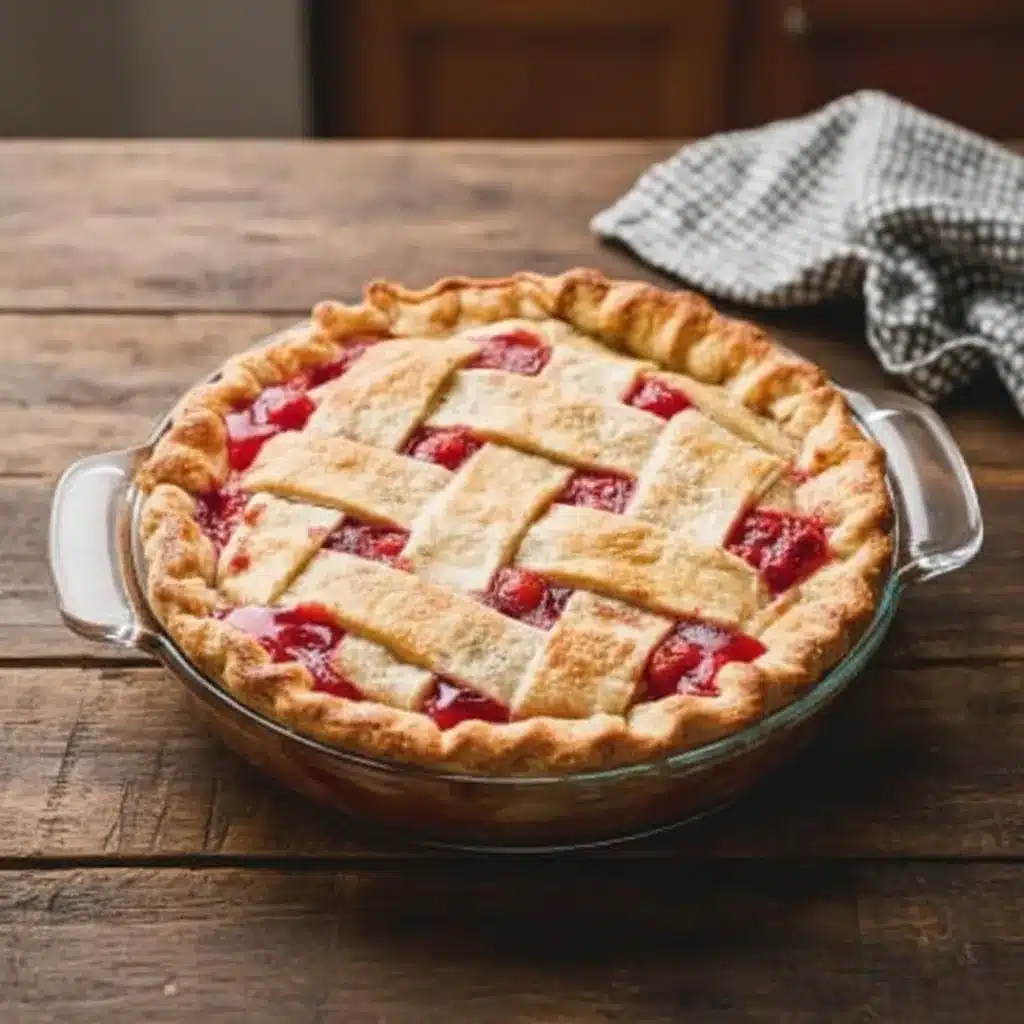 Cherry Pie – Classic Homemade Cherry Dessert with Buttery Crust 4 Cherry Pie