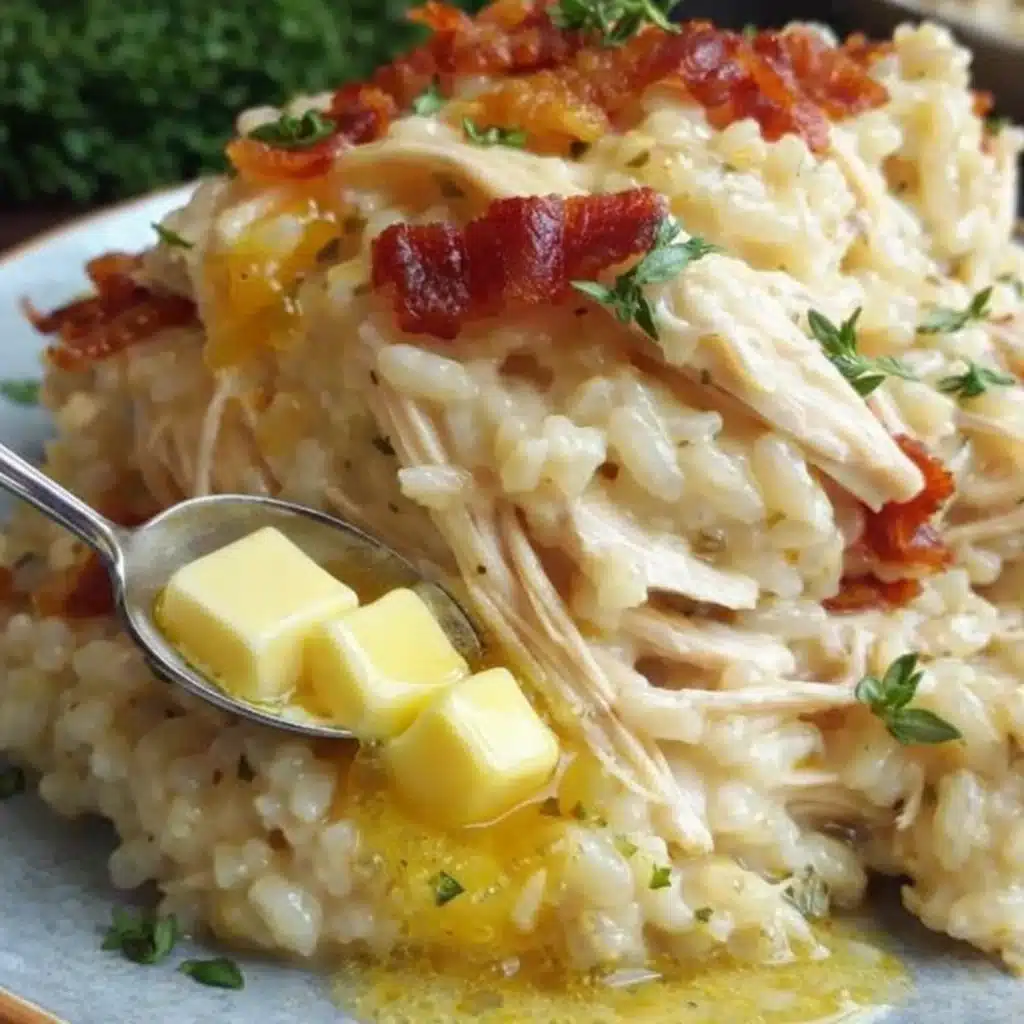 Chicken Alfredo Rice Casserole