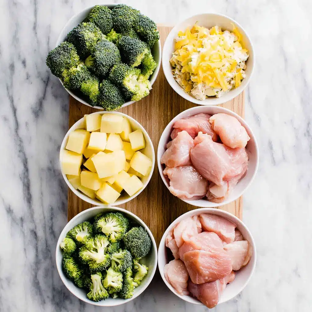 ChickenChicken Broccoli Potato Casserole for a Creamy Family Dinner 4 Chicken Broccoli Potato Casserole